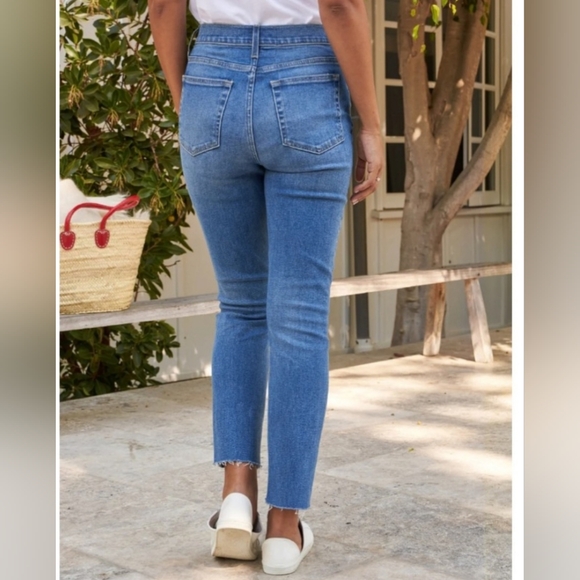 Frank & Eileen Button-fly, Hi-rise Jeans, Size 28, Style-Cork, Blue - Picture 3 of 10